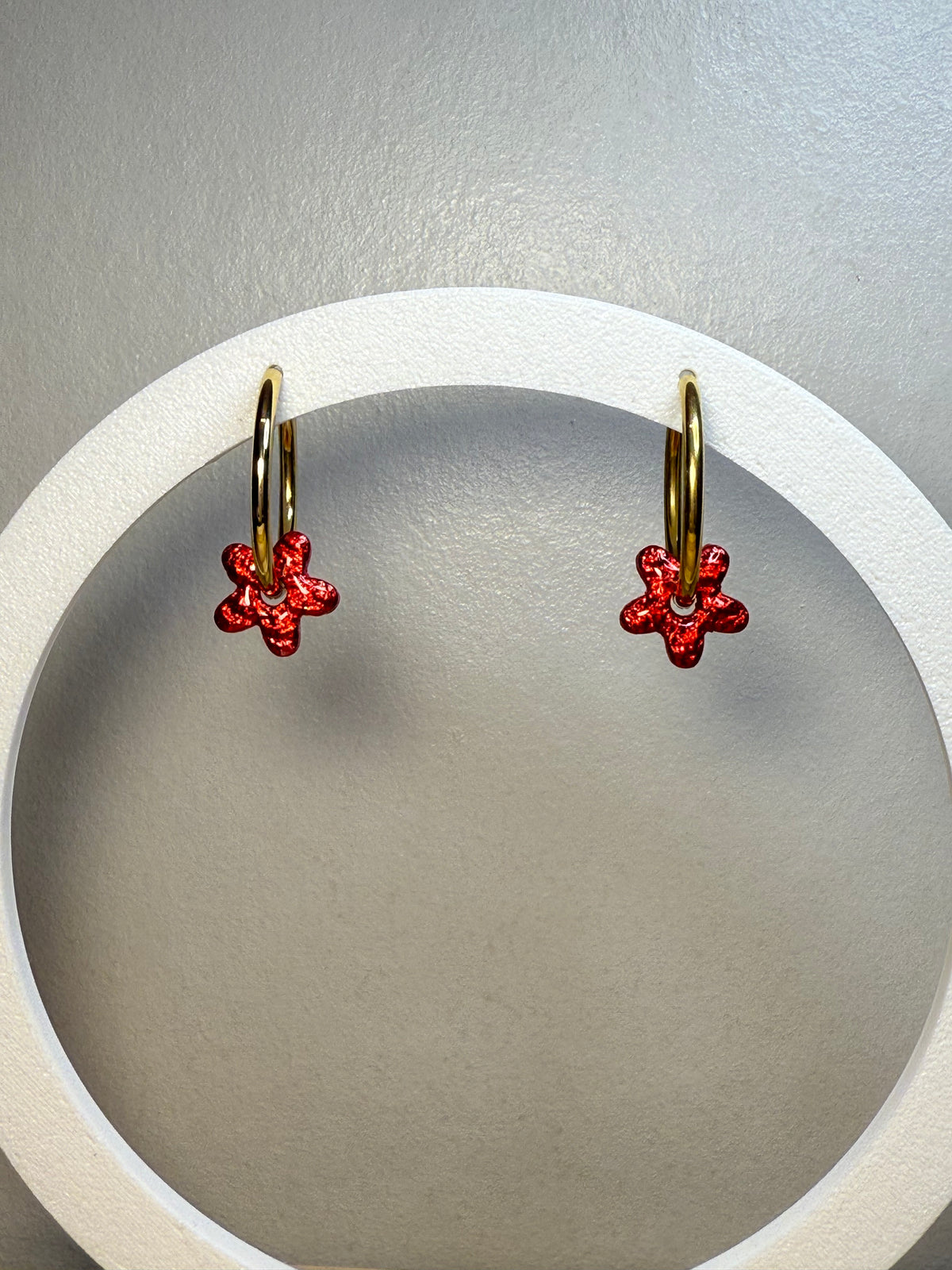 Pampilles fleurs mini - 13mm- unies