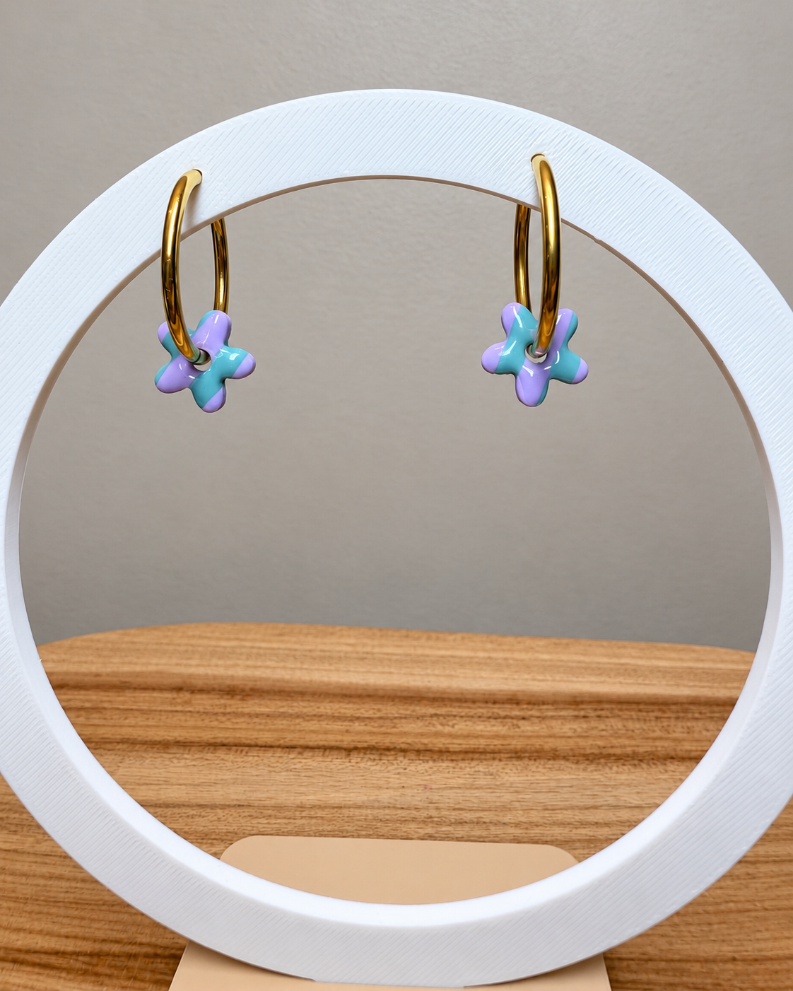 Pampilles fleur mini - 13 mm - multicolore