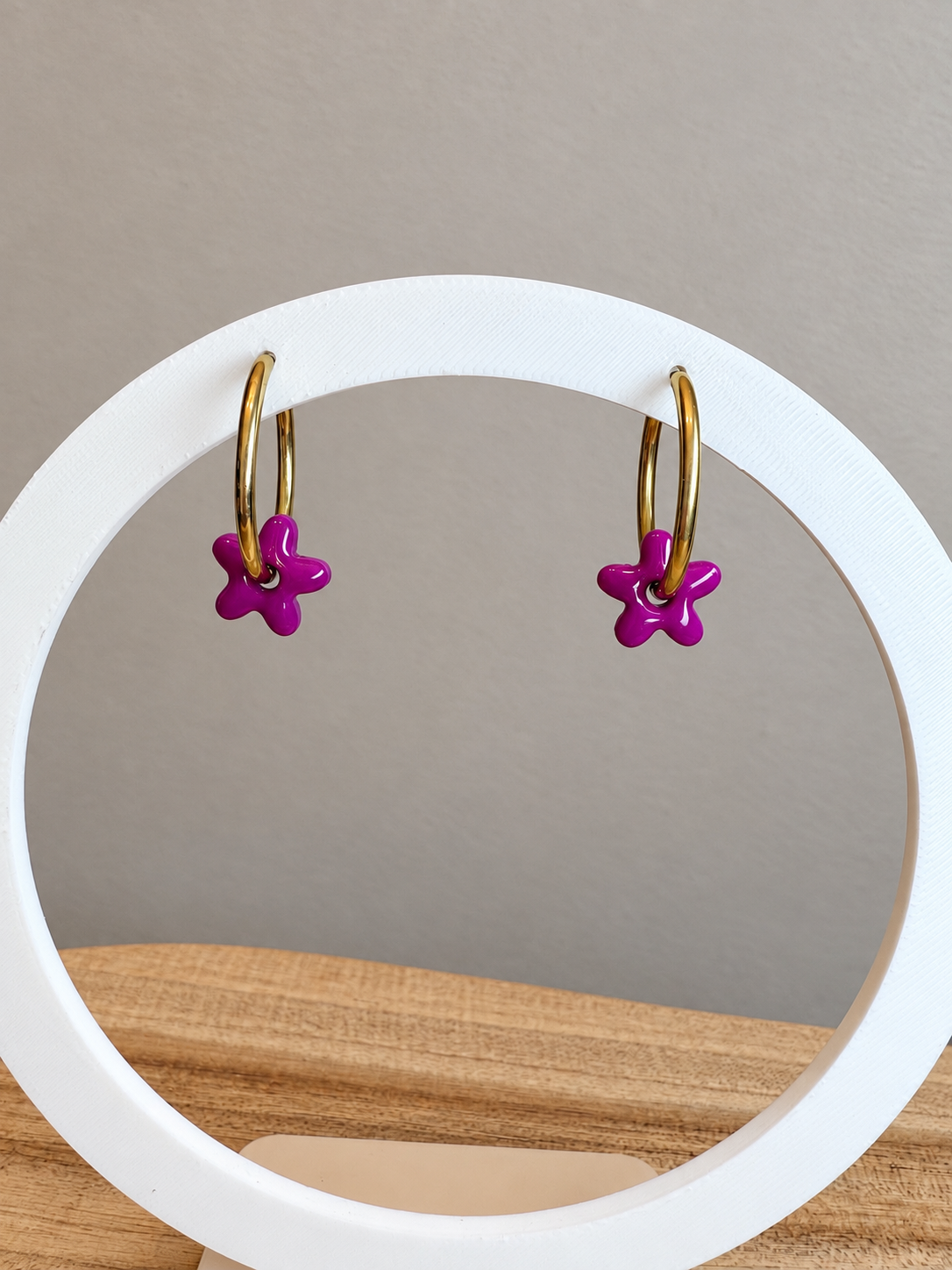 Pampilles fleurs mini - 13mm- unies