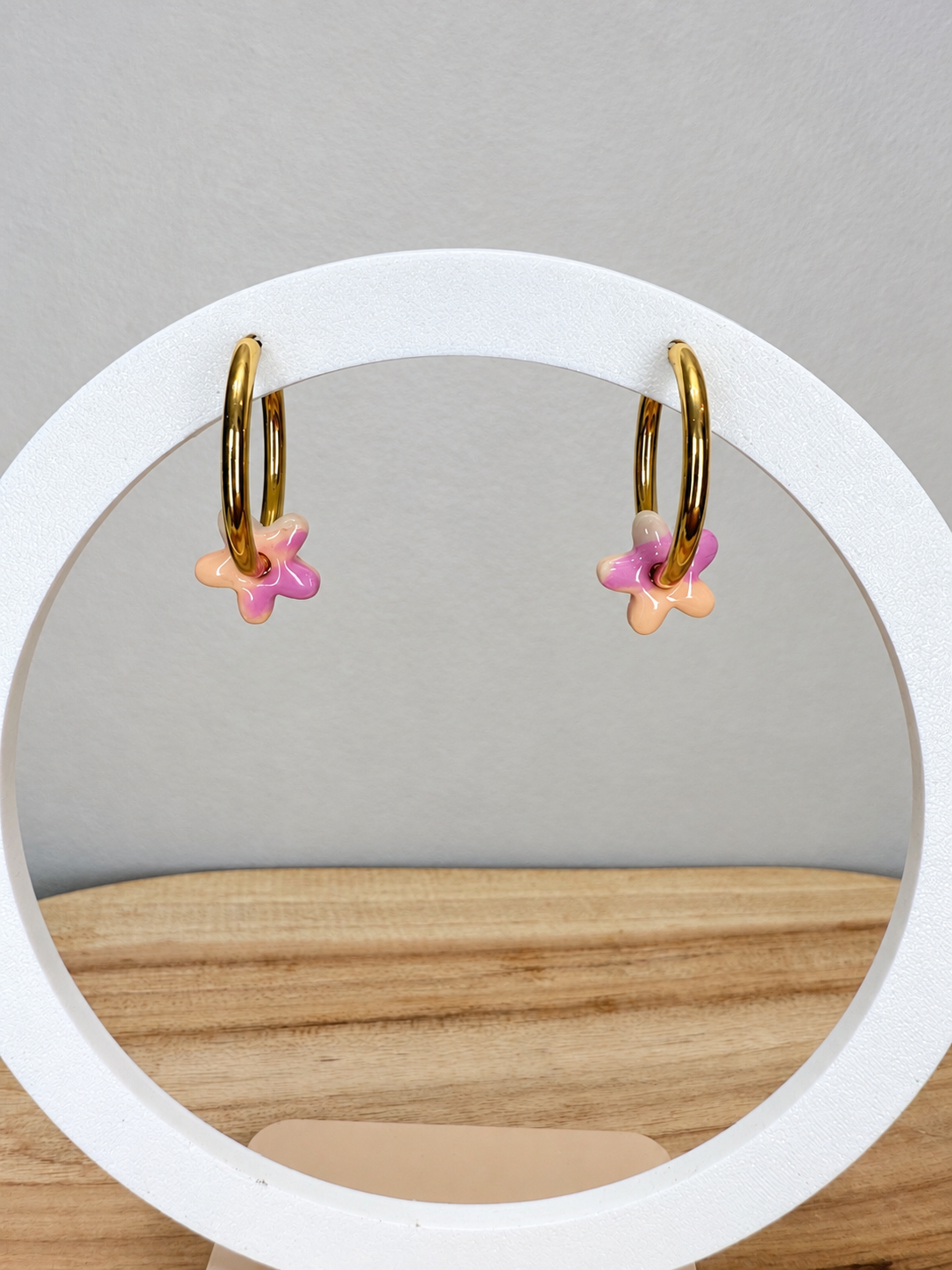 Pampilles fleur mini - 13 mm - multicolore