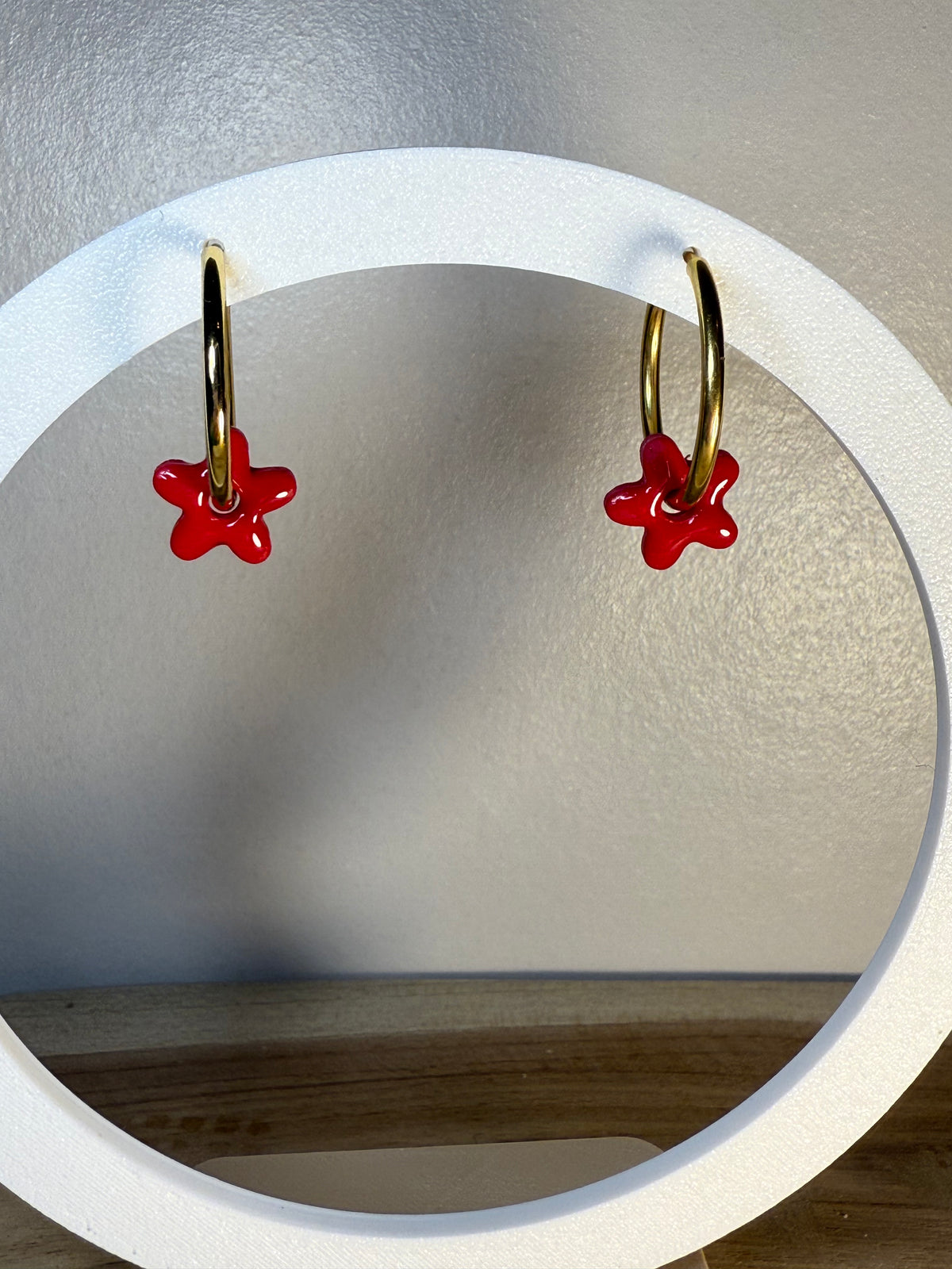 Pampilles fleurs mini - 13mm- unies