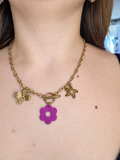 Collier avec fermeture avant en acier inoxydable