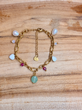 Bracelet en acier inoxydable, multicolore ￼