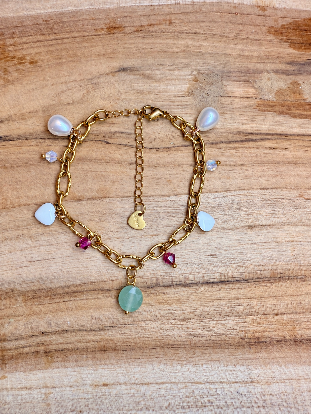 Bracelet en acier inoxydable, multicolore ￼